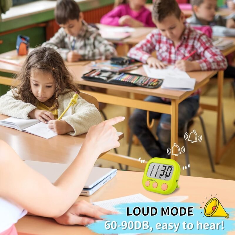 Classroom Timers for Teachers Kids Large Magnetic Digital Timer 2 Pack - Image 2