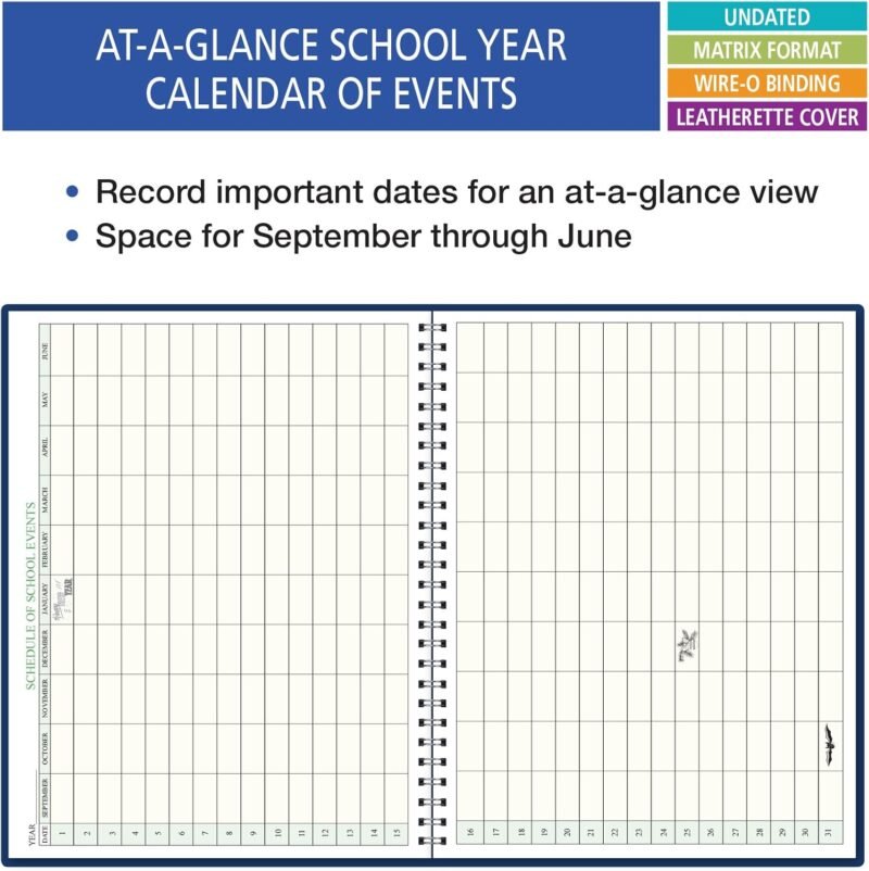 8 Period Teacher Lesson Plan; Days Vertically Down The Side (W208) - Image 7