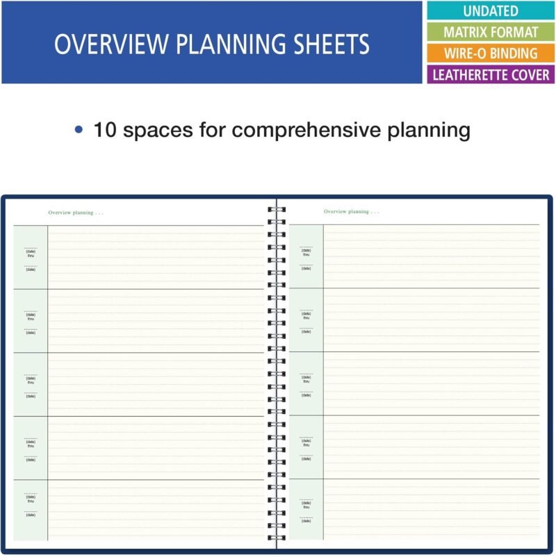 8 Period Teacher Lesson Plan; Days Vertically Down The Side (W208) - Image 5