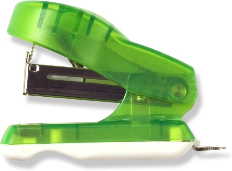 Officemate Mini Stapler with 1000 Standard Staples, Comes in Assorted Colors - Red/Blue/Green/Purple (97753) - Image 2