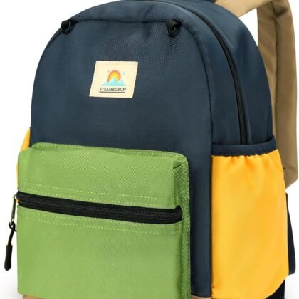 STEAMEDBUN Kids Backpack for Boys 6-8: Toddler Backpack for Preschool Kindergarten - Boys Backpacks for Elementary 4-6