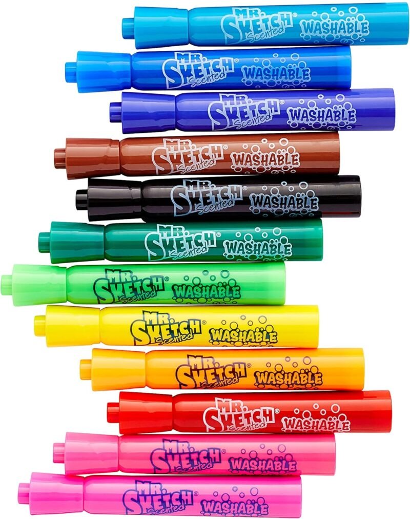 Mr. Sketch Scented Washable Markers, Chisel Tip Marker, Assorted Colors, 36 Count - Image 3