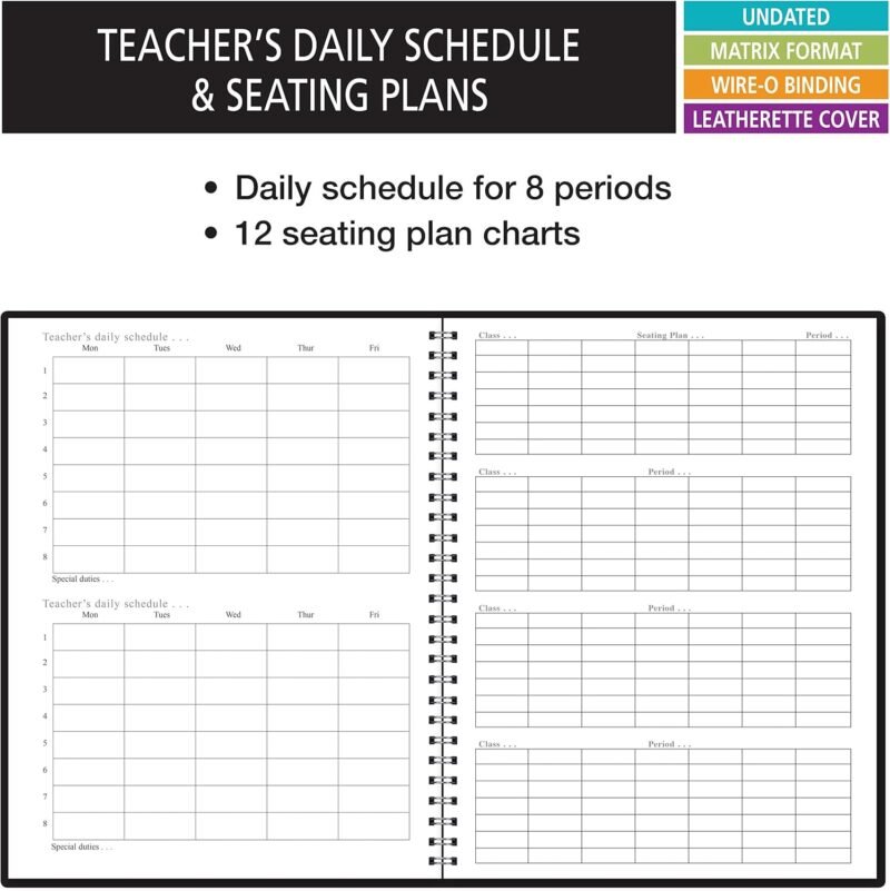 Elan Publishing Company 4 Period Teacher Lesson Plan; Days Vertically Down The Side (P4-97) - Image 4