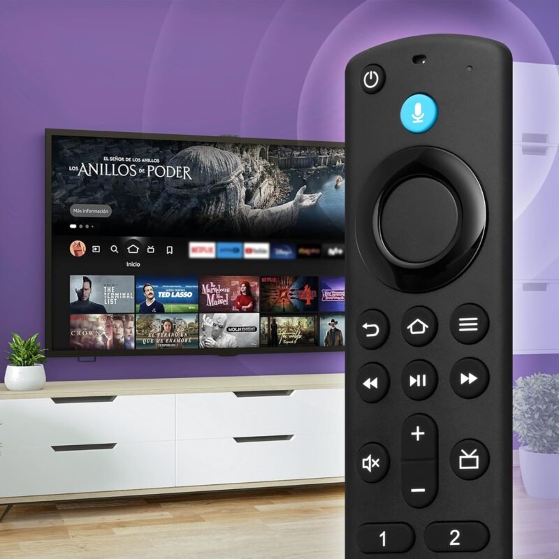 Replacement Remote Control for TV Stick(2nd Gen/3rd Gen/4K/4K Max/Lite), TV Cube, for All Insignia/Pioneer Smart TVs - Image 8