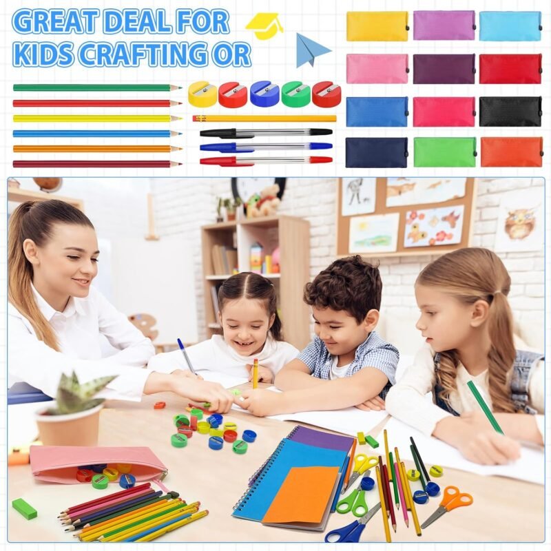 Back to School Supplies Bundle Kit Bulk for Christmas Child Shoebox Donation Classroom School Essential Supplies Kit for Ages 6-12 for Christian Charity Packing Party Samaritan Purse Gifts (12) - Image 7