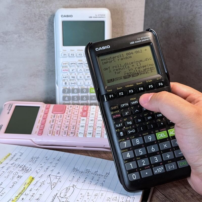 Casio fx-9750GIII Graphing Calculator | Natural Textbook Display | Python Programming | Ideal for Exams, STEM & Advanced Math | Pink - Image 4