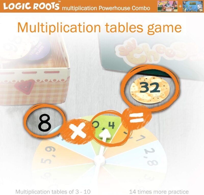 2 Math Multiplication Games for Kids | Learn Times Tables The Fun Way with Say Cheese Café and Monster Sock Factory | Educational Games for Kids 8-12 Year olds - Image 2