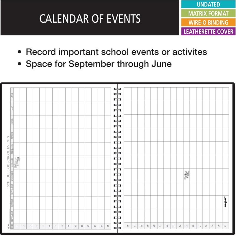 Elan Publishing Company 4 Period Teacher Lesson Plan; Days Vertically Down The Side (P4-97) - Image 6