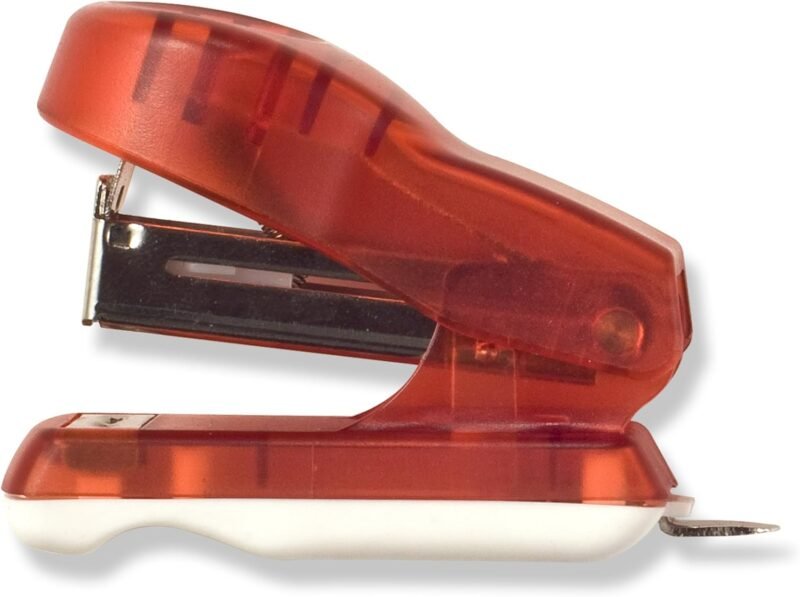 Officemate Mini Stapler with 1000 Standard Staples, Comes in Assorted Colors - Red/Blue/Green/Purple (97753) - Image 3