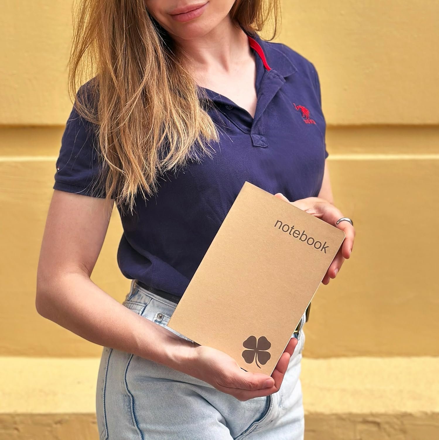 le vent Set of 2 Lined Bound Notebooks A5 – Each 200 Lay Flat Pages – 5x8 Hardcover Journal Refills – Fountain Pen Friendly 100 gsm Paper – 100% Recycled Notebook - Image 5