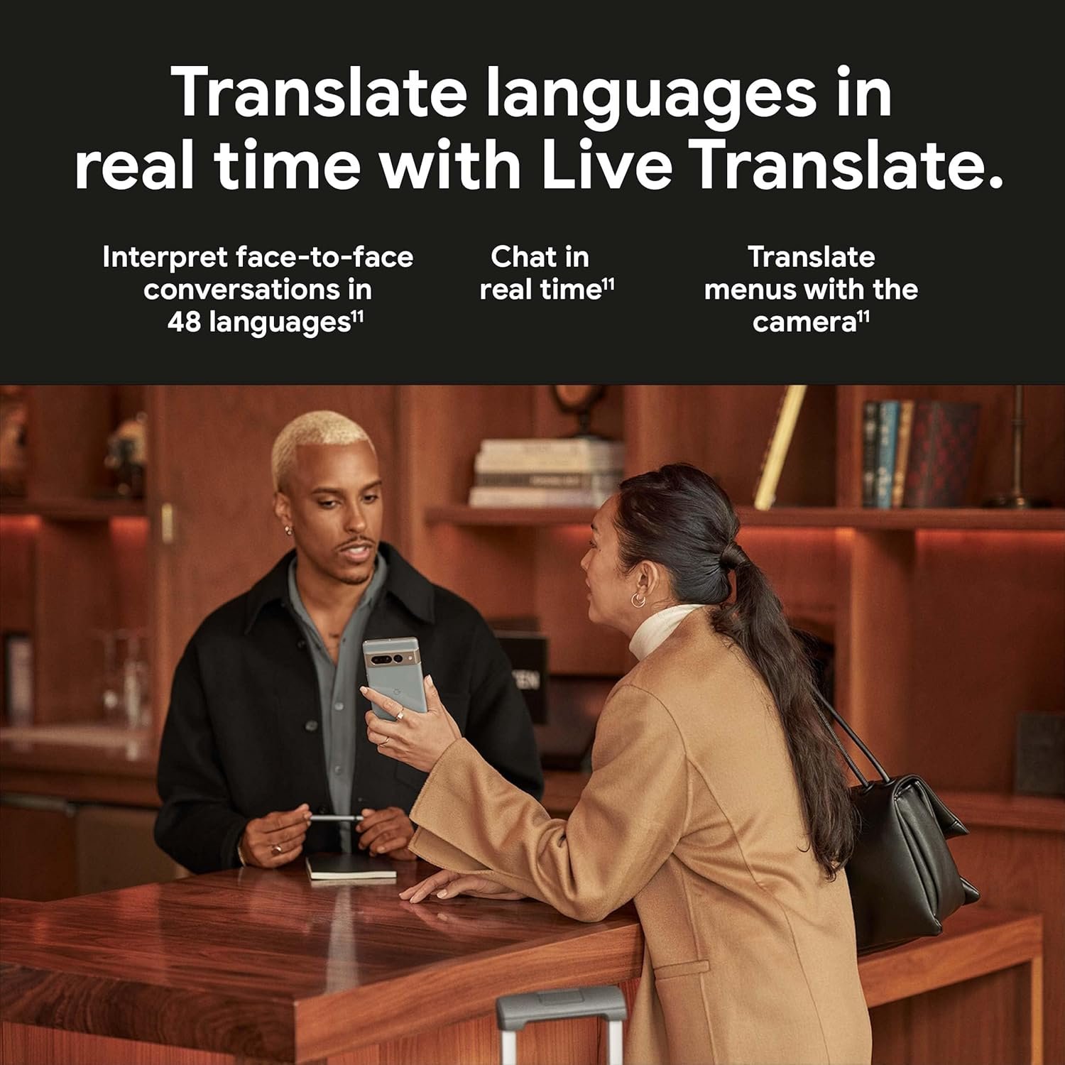 Google Pixel 7 Pro - 5G Android Phone - Unlocked Smartphone with Telephoto/Wide Angle Lens, and 24-Hour Battery - 128GB - Obsidian - Image 8