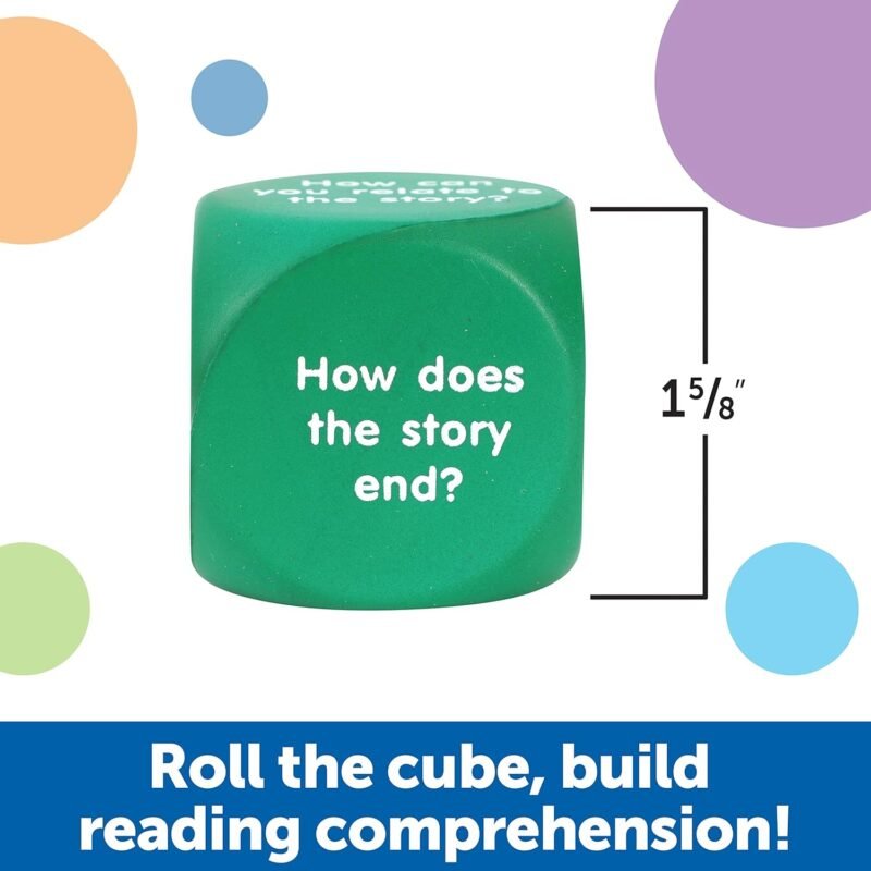Learning Resources Reading Comprehension Cubes - Set of 6, Kids Ages 6+ Teacher and Classroom Supplies, Reading Aids for Kids - Image 2
