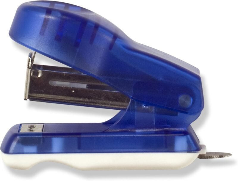 Officemate Mini Stapler with 1000 Standard Staples, Comes in Assorted Colors - Red/Blue/Green/Purple (97753) - Image 4