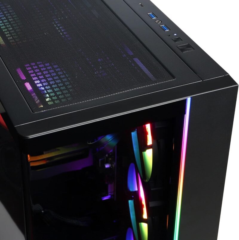 CyberPowerPC Gamer Master Gaming PC, AMD Ryzen 7 8700F 4.1GHz, GeForce RTX 5060 Ti 8GB, 16GB DDR5, 1TB PCIe 4.0 SSD, WiFi Ready & Windows 11 Home (GMA2900A2) - Image 4
