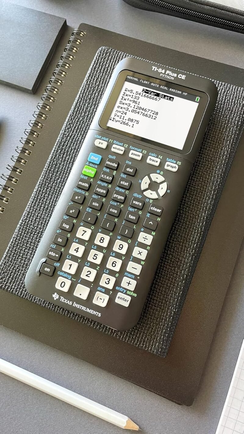 Texas Instruments TI-84 Plus CE Color Graphing Calculator, Black - Image 11