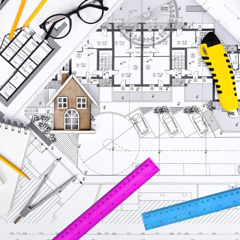 6PCS Clear Ruler, 12 Inch Plastic Rulers for School, Home, or Office, Clear Plastic Rulers, Assorted Colors. - Image 5