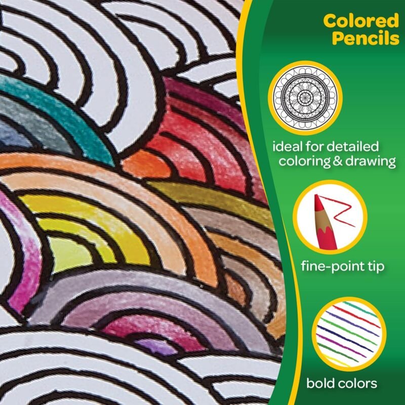 Crayola Colouring Pencils - Assorted Colours (Pack of 12) | A Must-Have for All Kids Arts & Crafts Sets | Ideal for Kids Aged 3+ - Image 4