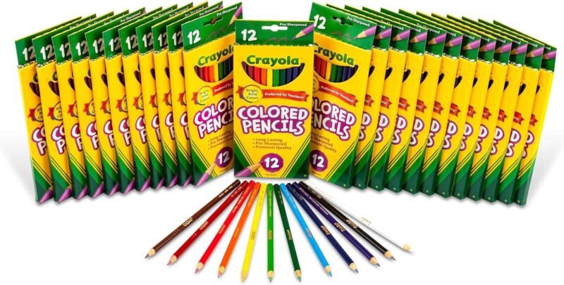 Crayola Bulk Colored Pencils for Kids (24pk), Essential Back to School Supplies For Teachers, Bulk Preschool & Kindergarten Classroom Must Haves, 12 Colors - Image 3