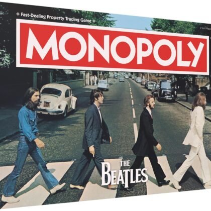 Monopoly: The Beatles, Play as Rocky Raccoon, Maxwell's Silver Hammer, I Am The Walrus & More, Officially Licensed Collectible Game Based on The Beatles Rock Band for 2-6 Players
