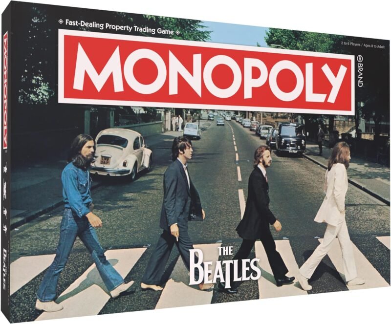 Monopoly: The Beatles, Play as Rocky Raccoon, Maxwell's Silver Hammer, I Am The Walrus & More, Officially Licensed Collectible Game Based on The Beatles Rock Band for 2-6 Players