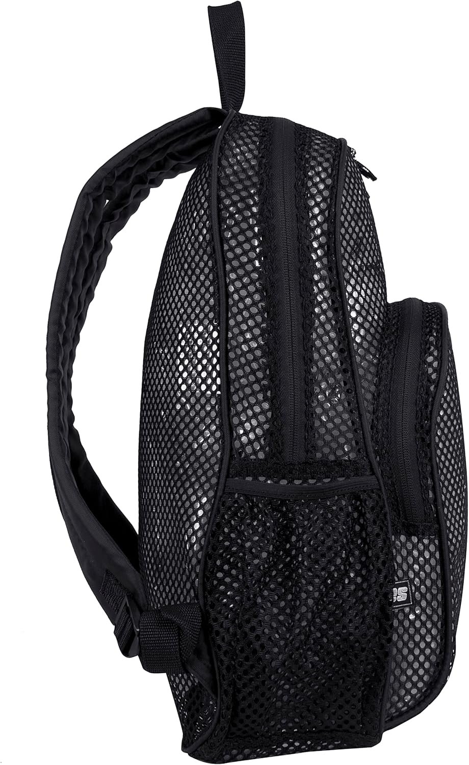 Eastsport Mesh Beach Backpack Lightweight See Through for Travel, College, Swim, Gym Bag, Black - Image 7