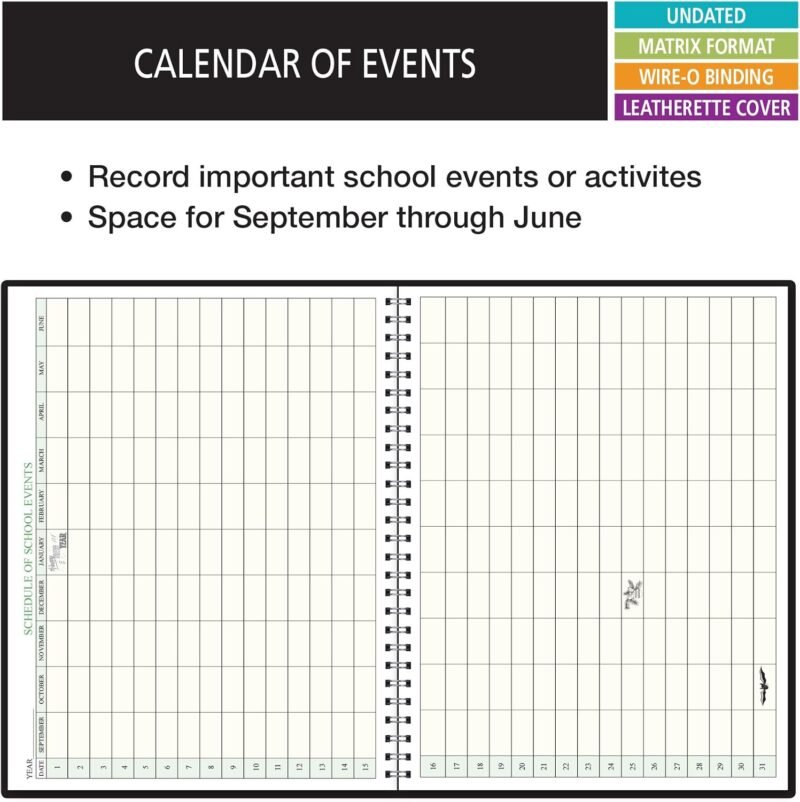 Elan Publishing Company Combination Plan and Record Book: One efficient 8-1/2" x 11" Book for Lesson Plans and Grades Combines W101 and R6080 - (PR7-6) - Image 6