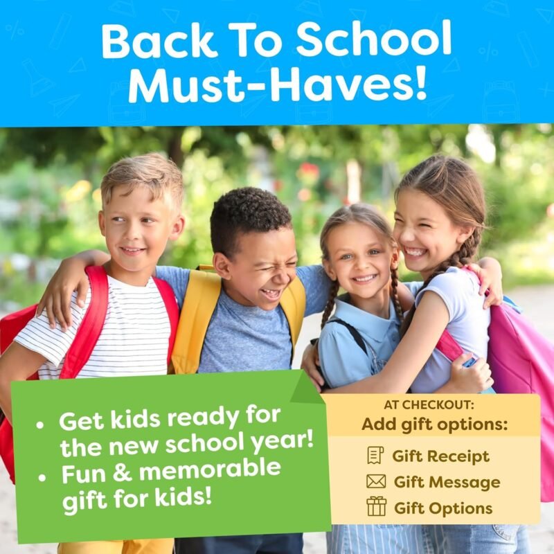 My First Day of School Sign Board with Liquid Chalk Markers - 14”x11” Double-Sided & Reusable - First and Last Day - Back to School Board for Kindergarten, Preschool - Image 4