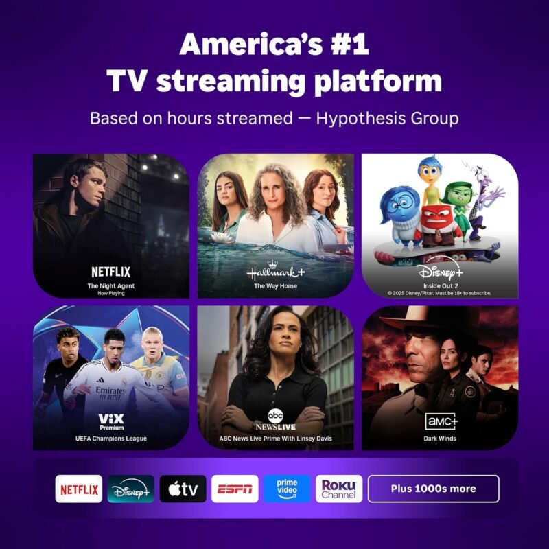 Roku Streaming Stick 4K - HDR & Dolby Vision Roku Streaming Device for TV with Voice Remote & Long-Range Wi-Fi - Free & Live TV - Image 2