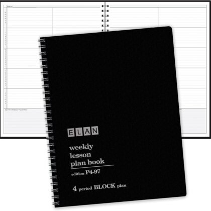 Elan Publishing Company 4 Period Teacher Lesson Plan; Days Vertically Down The Side (P4-97)