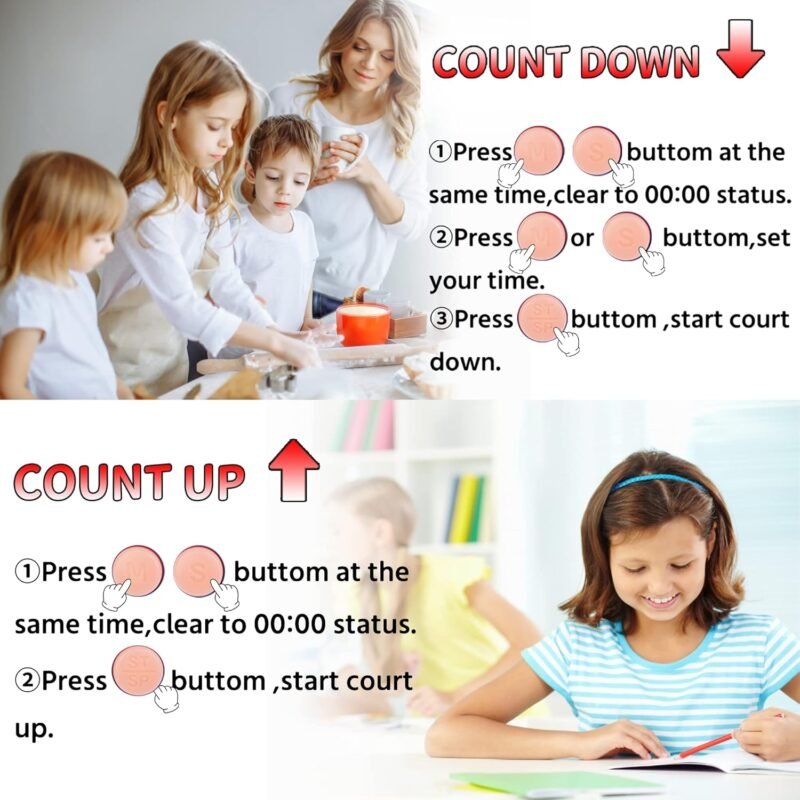 Classroom Timers for Teachers Kids Large Magnetic Digital Timer 2 Pack - Image 7