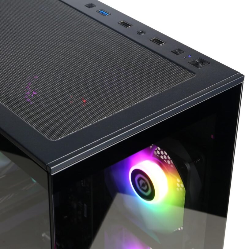 CyberPowerPC Gamer Master Gaming PC, AMD Ryzen 5 5500 3.6GHz, Radeon RX 6400 4GB, 16GB DDR4, 500GB PCIe Gen4 SSD, WiFi Ready & Windows 11 Home (GMA3100A) - Image 4