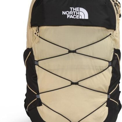THE NORTH FACE Borealis Commuter Laptop Backpack | Water Repellent Finish, 16" Laptop Sleeve, Large Main Compartment for Everyday Carry, Gravel/TNF Black-NPF, One Size