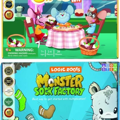 2 Math Multiplication Games for Kids | Learn Times Tables The Fun Way with Say Cheese Café and Monster Sock Factory | Educational Games for Kids 8-12 Year olds