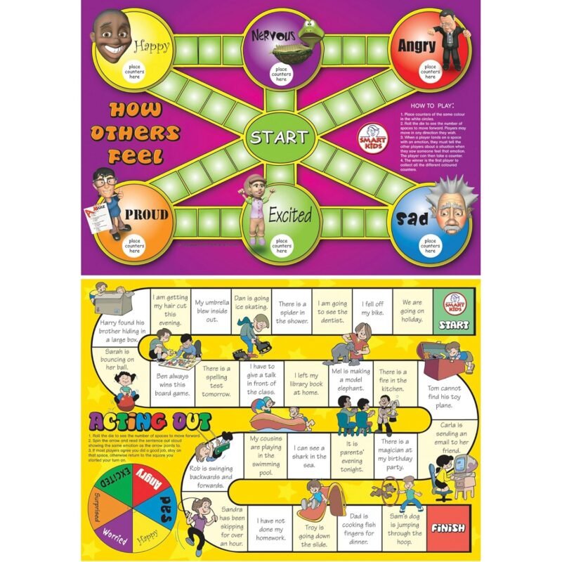 Didax 500063 Social Skills Group Activities, 6 Board Games - Image 2