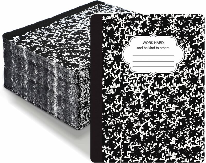 100 Pcs Back to School Paper Napkins Composition Notebook Disposable Season Dinner Napkins Table Decoration for First Day of School Party Supplies