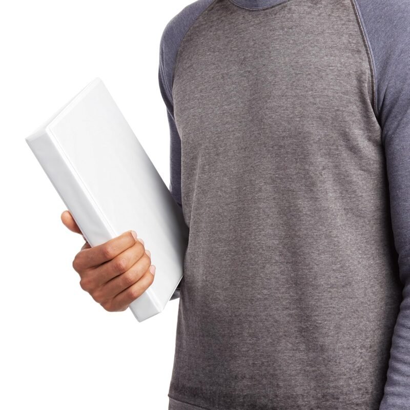 Amazon Basics 3-Ring Binder, 1-Inch - White, 4-Pack - Image 5