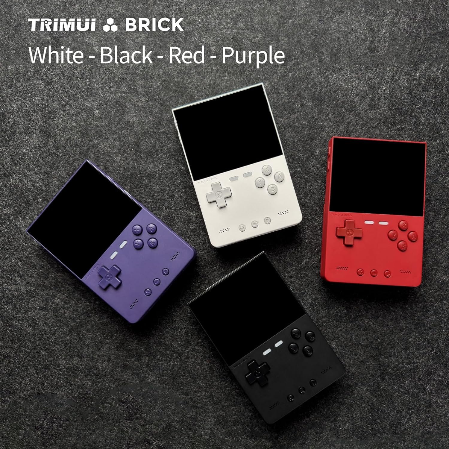 Trimui Brick Retro Game Console 3.2-Inches 1024x768 IPS Screen Built-in 128G TF Card Video Gaming Consoles 3000mAh Lithium Battery Supports Multiple Simulators Casual Game Console(Red) - Image 3