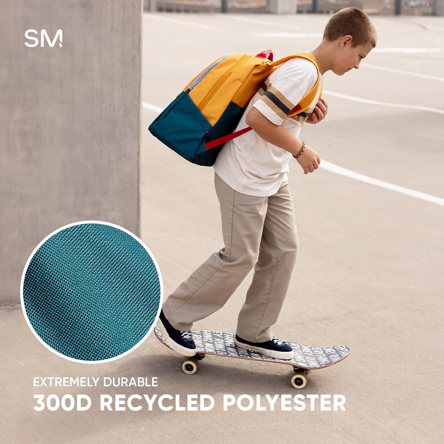 Simple Modern Ellis Backpack for School | Elementary Middle and High School Bookbag for Kids and Teens | Girls and Boys | 80s Mix - Image 9