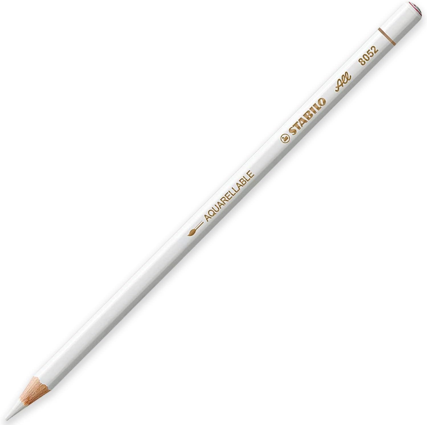 STABILO Coloured Pencil for Almost All Surfaces All - Pack of 2 - Black & White + Legacy Eraser - Image 3