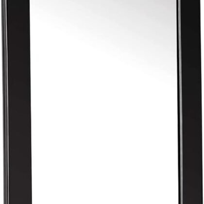 Magnetic Locker Mirror,Small Mirror for Locker - 5" x 7" Iocker Mirror Magnetic - Magnet Mirror for School Locker, Bathroom, Workshop Toolbox, Office Cabinet,Mirror Locker Accessories,Black