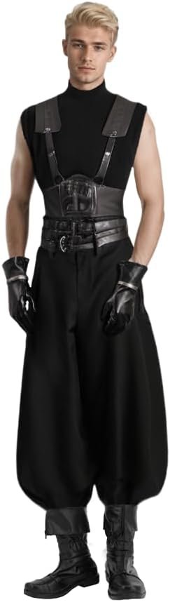 Adult Game Costume Cospaly Outfit Game Halloween Party Costume Full Set - Image 3