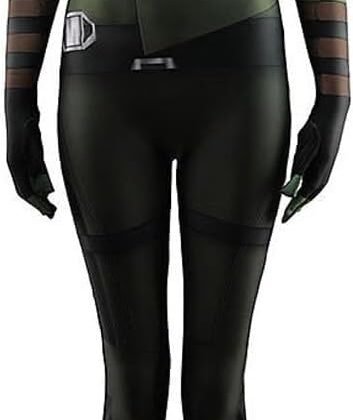 Adult Guardians Gamora Costume Women Gamora Groot Jumpsuit