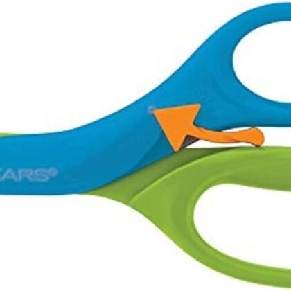 Fiskars Training Scissors for Kids 3+ with Easy Grip - Toddler Safety Scissors for School or Crafting - Back to School Supplies (Color may Vary)