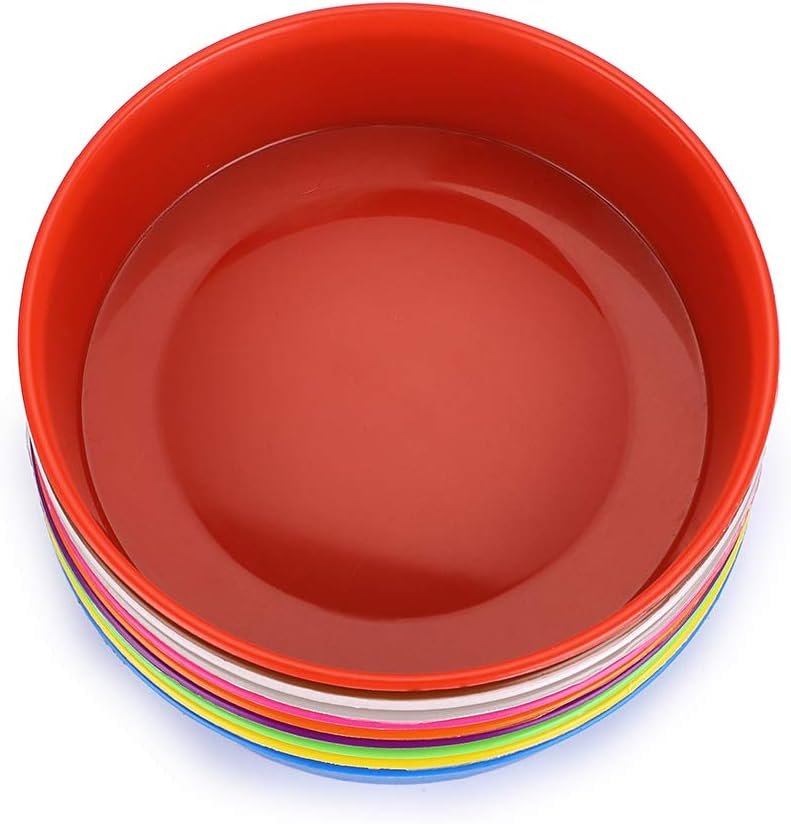 BTSKY Plastic Sorting Bowls, Assorted Colors Set of 10 - Image 7