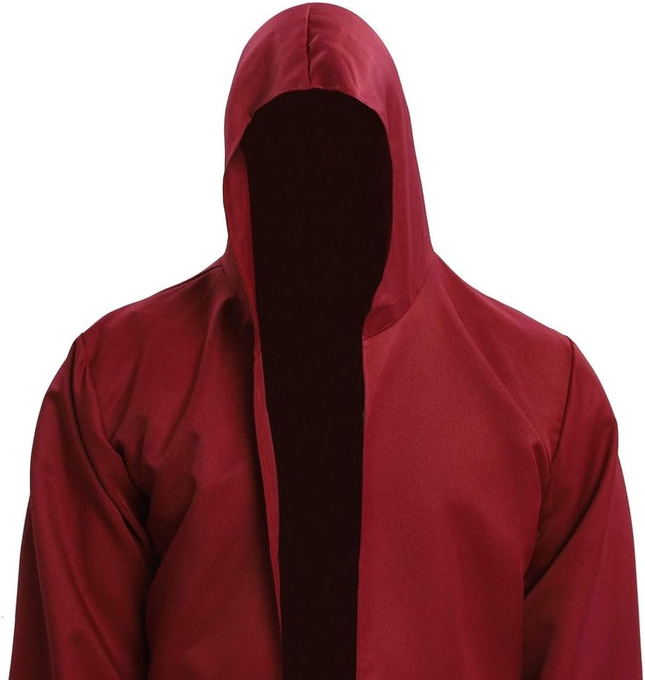 EONPOW Wizard Tunic Hooded Robe Halloween Cloak Cosplay Costumes - Image 2