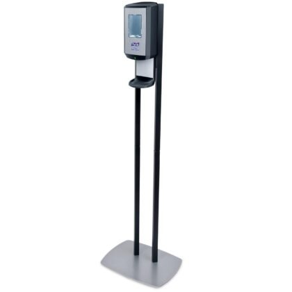 PURELL CS6 Dispenser Floor Stand with CS6 Automatic Dispenser, Graphite (Pack of 1) - 7416-DS