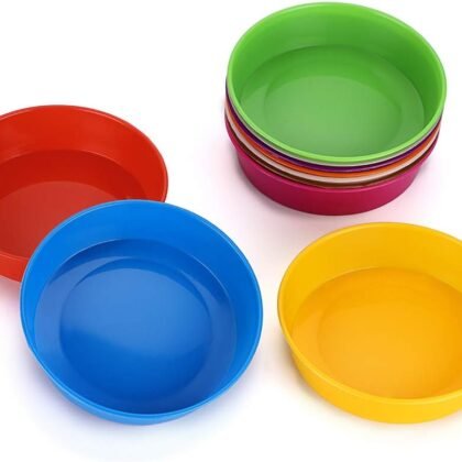 BTSKY Plastic Sorting Bowls, Assorted Colors Set of 10