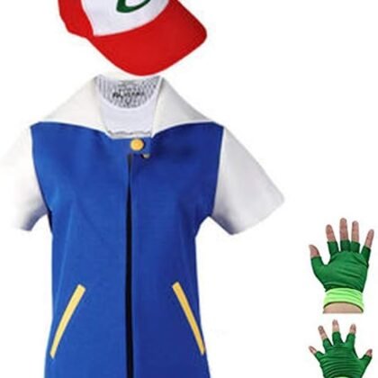 Costume Hoodie Cosplay Jacket Gloves Hat Sets for Trainer