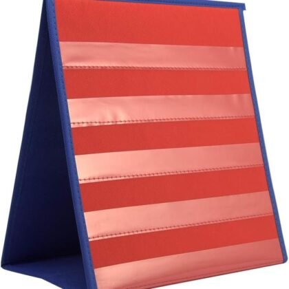 Desktop Tabletop Pocket Chart, Classroom Double-Side and self-Standing Pocket Chart for Kindergarten, Home Use or Classroom