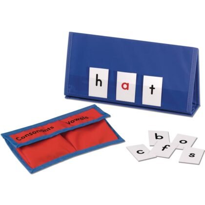 Really Good Stuff Make-A-Word Student Pocket Chart Kit- 4 Charts, 64 Cards - Classroom Alphabet Learning Materials